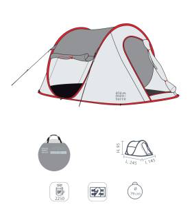 Tienda campaña Elementerre Agnel 2 Pop-up