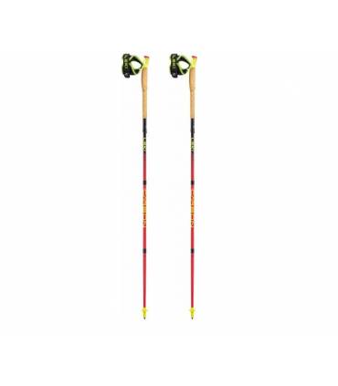 Bastones Leki UltraTrail Fx.one rojo Carbono trail running