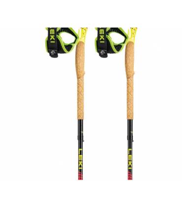 Bastones Leki UltraTrail Fx.one rojo Carbono trail running