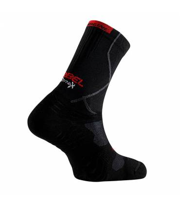 Calcetin Lurbel Traction Pro Negro/Rojo