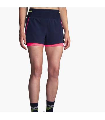 Brooks High Point 3 2 en 1 short 2.0 Mujer