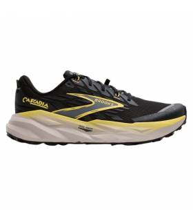 Brooks Cascadia 19 Black/Yellow/Chateau SS26