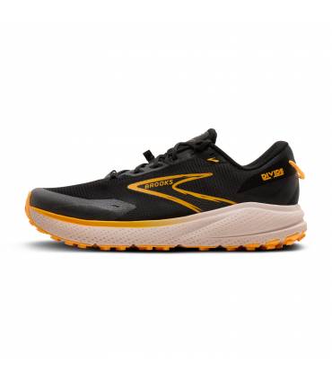 Brooks Divide 6 Hombre Black/Orange/Chateau Grey