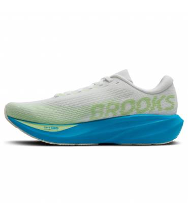 Brooks Ghost Amp Hombre White/Blue/Paradise Green FW26