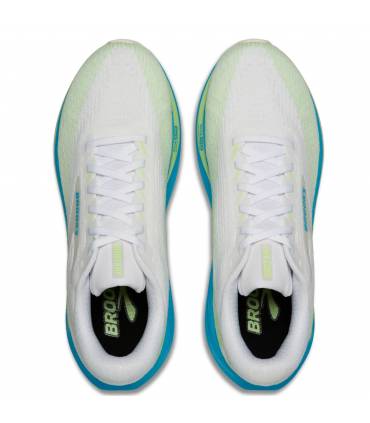 Brooks Ghost Amp Hombre White/Blue/Paradise Green FW26