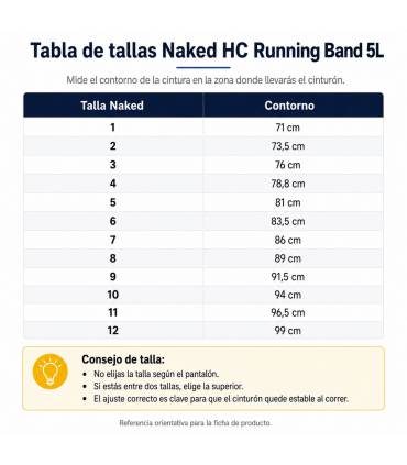 Cinturon Naked Naked HC Running Band 5L