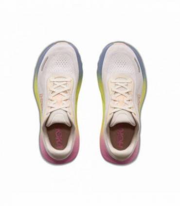 HOKA Rincon 5 Mujer Alabaster/Tangerine Glow vista superior