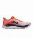 HOKA Clifton 11 Hombre Neon Tangerine/Frost vista lateral