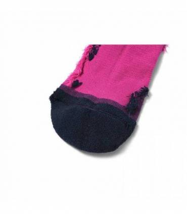 Kailas FUGA Mid-Cut Trail Running Socks Electric Pink detalle de ajuste
