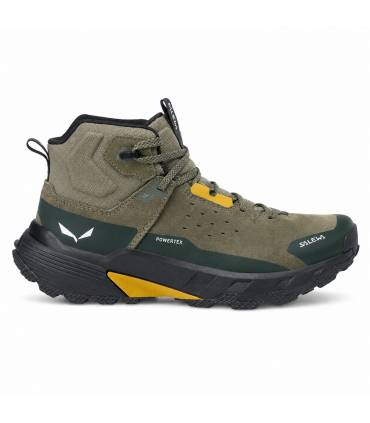 Bota Salewa Pedroc 2 Leather Mid PTX Hombre Faded Green/Dark Olive