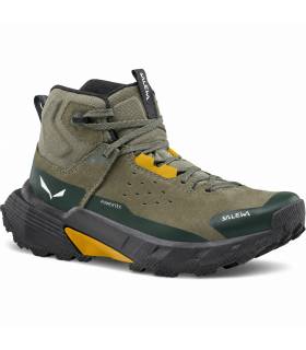 Bota Salewa Pedroc 2 Leather Mid PTX Hombre Faded Green/Dark Olive