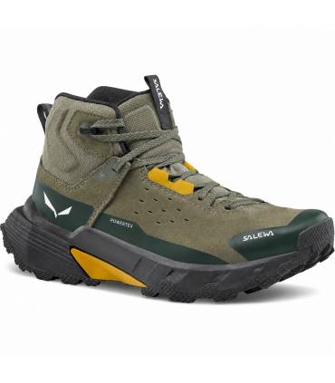 Bota Salewa Pedroc 2 Leather Mid PTX Hombre Faded Green/Dark Olive