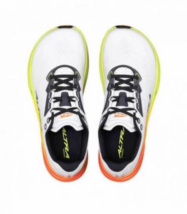 Altra Torin 9 Hombre White/Black/Safety Yellow vista superior