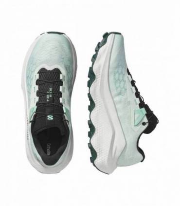 Salomon Ultra Glide 4 Mujer Clearly Aqua Vanilla Ice Lichen vista adicional