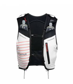 Chaleco La Sportiva Trail Vest 5L White/Cherry Tomato