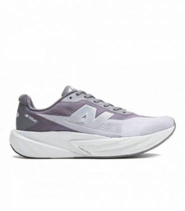 New Balance FuelCell Rebel v5 Hombre Magnet Light Zinc Blue vista lateral exterior