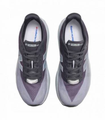New Balance FuelCell Rebel v5 Hombre Magnet Light Zinc Blue vista superior