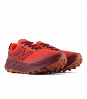 New Balance Fresh Foam X Hierro v9 Hombre Neo Flame/Mulled Wine vista opuesta