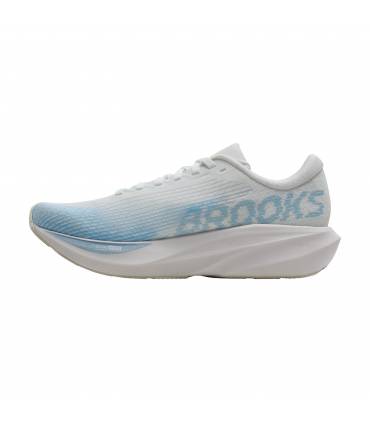 Brooks Ghost Amp Mujer White/Blue/Metallic