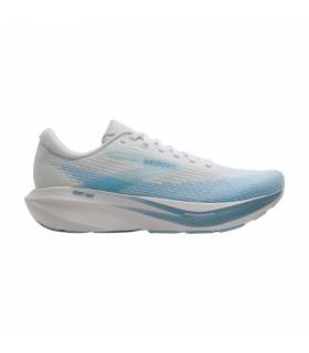 Brooks Ghost Amp Mujer White/Blue/Metallic