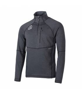 Ternua Momhill 1/2 Zip Hombre Whales Grey/Black
