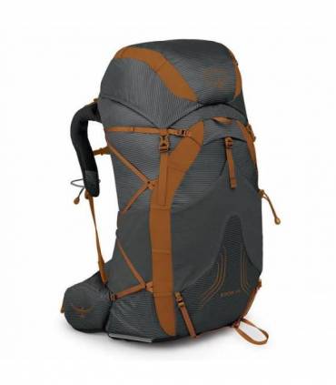 Osprey Exos 48 Hombre Dark Charcoal Grey perspectiva