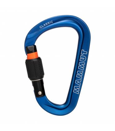 Mosquetón Mammut Classic HMS Screwgate Blue/Yellow