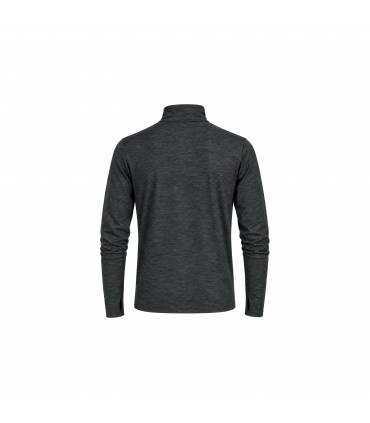 Camiseta New Balance Space Dye 1/4 Zip Hombre Black Heather