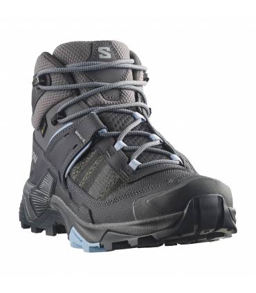 Botas Salomon X Ultra 5 Mid GORE-TEX Mujer Asphalt/Castlerock/Brunnera Blue