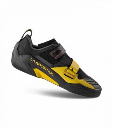 La Sportiva HyperEZ Unisex Black Yellow vista lateral