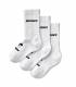 Brooks Run-In Crew 3-Pack Unisex Blanco