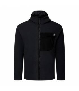 Dare2b Firn Hooded Borg Fleece Hombre Black