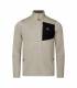 Dare2b Venture Stretch Midlayer Hombre White Pepper/Black