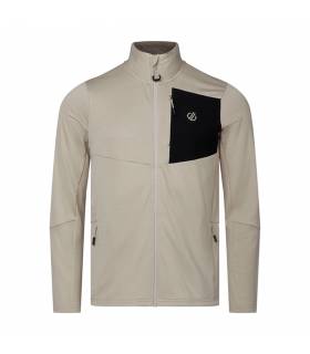 Dare2b Venture Stretch Midlayer Hombre White Pepper/Black