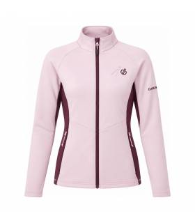 Dare2b Emerging III Stretch Midlayer Mujer Pink Haze/Huckleberry