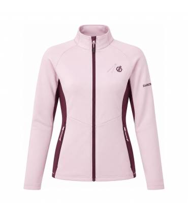 Dare2b Emerging III Stretch Midlayer Mujer Pink Haze/Huckleberry