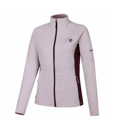 Dare2b Emerging III Stretch Midlayer Mujer Pink Haze/Huckleberry
