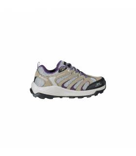 Hi-Tec Trail Sender Low WP Mujer Taupe/Horizon/Berry