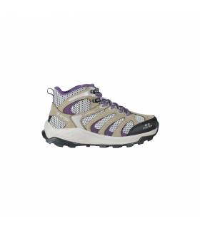 Hi-Tec Trail Sender Mid WP Mujer Taupe/Horizon/Berry