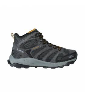 Hi-Tec Trail Sender Mid WP Hombre Charcoal/Inca Gold