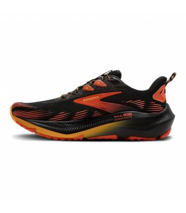 Brooks Ghost Trail Hombre Black/Red/Orange