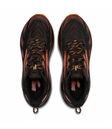 Brooks Ghost Trail Hombre Black/Red/Orange