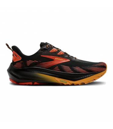 Brooks Ghost Trail Hombre Black/Red/Orange