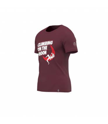 La Sportiva Moon Rock T-Shirt Hombre Redwood/Chalk outlet
