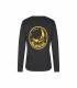 La Sportiva Climbing on the Moon Sweatshirt Mujer Carbon/Giallo outlet