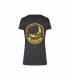 La Sportiva Climbing on the Moon T-Shirt Mujer Carbon/Giallo outlet