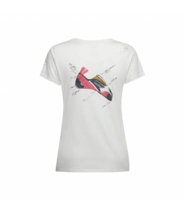 La Sportiva Mantra T-Shirt Mujer Chalk outlet