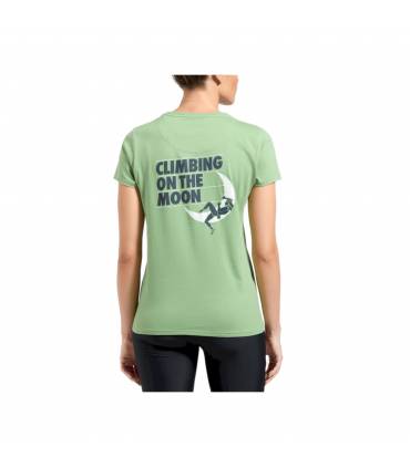La Sportiva Moon Rock T-Shirt Mujer Aspen Green outlet