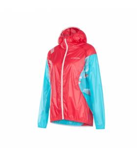 La Sportiva Briza Windbreaker Jkt Mujer Malibu Blue/Hibiscus outlet