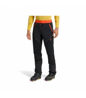 La Sportiva Kyril Pant Hombre Black/Cherry Tomato outlet - vista principal